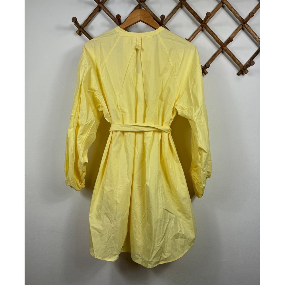 English Factory Billow Belted Mini Dress in Butter Size S - Picture 7 of 10